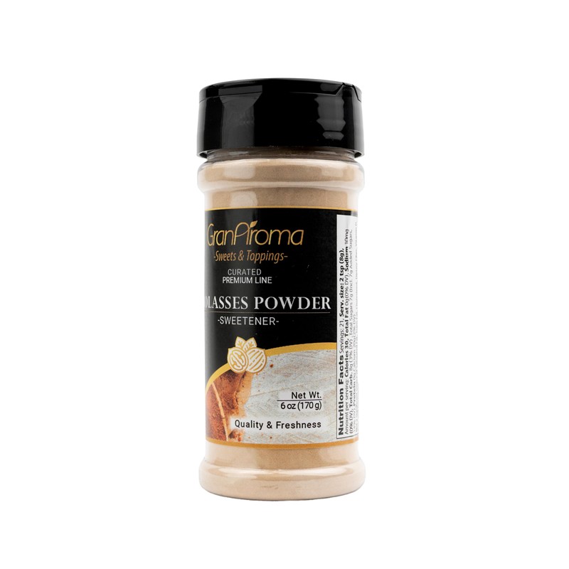GranAroma Molasses Powder, Sweetener for Baking and Treats (6 Ounce)