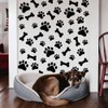 IUMLXJO 76PCS Dog Paws Wall Decals, Vinyl Stones Print Wall