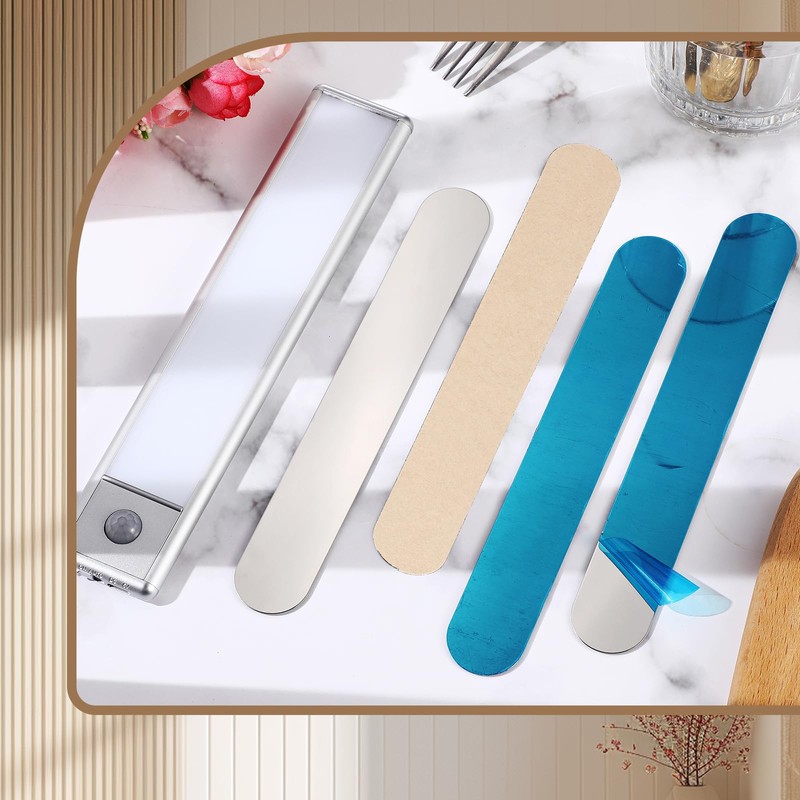 Konohan 4 Pcs Under Cabinet Lights Magnetic Sticky, Cabinet Lights
