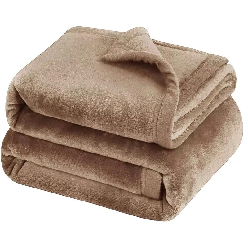 Soft Cotton Fleece Throw Blanket for Everyday Comfort – Cozy