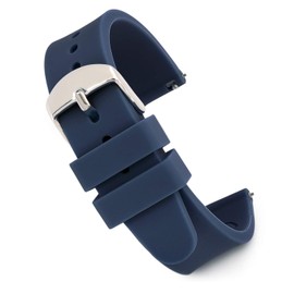 Speidel Replacement Scrub Silicone Watchband for Nurses, Doctors, Students in 18mm Navy