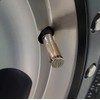 Real .45 Caliber Nickel Casing Valve Stem Tire Caps, Once-Fired