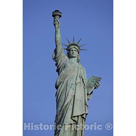Historic Pictoric Birmingham, AL Photo - A Bronze Replica (one -Fifth Size) of The Statue of Liberty, Birmingham, AL - 8in x 12in