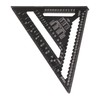 12 Inch Rafter Square Aluminum Alloy Metric Triangle Ruler Double