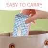 2 Bow Plaid Pen Bags, Portable Storage Bags, Cute Pencil