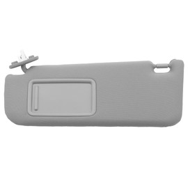 Dasbecan Left Driver Side Sun Visor with Light Compatible with Toyota Camry 2012-2017 Gray 74320-06610-B1 74320-06610-B2 74320-06611-B2 74320-33F40-B0