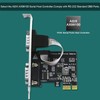 LinksTek 2-Port PCI Express RS-232 DB9 Serial Port Card for