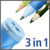 Ergonomic Container Sharpener - STABILO EASYsharpener - 3 in 1