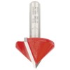 Bosch 2608629370 V-Grooving Cutter 31, 8x19x8mm, 0 V, Red/Silver