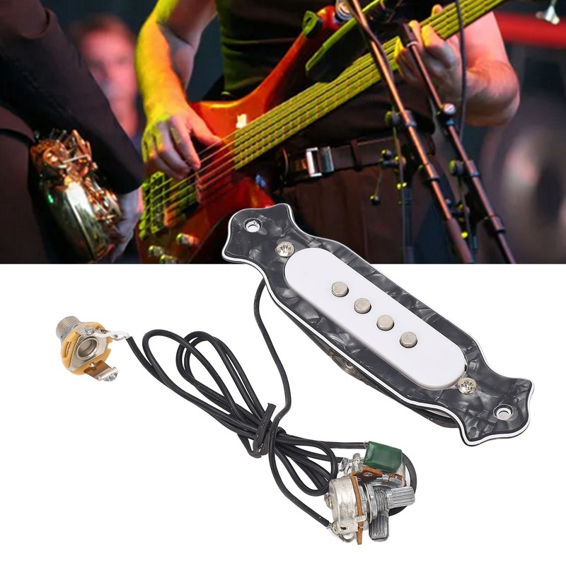 Acoustic Guitar Pickup 4 Strings Copper Coil Guitar Pickup Replacement