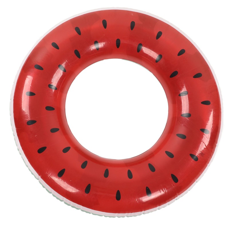 Watermelon Pool Float 16.5in Inner Diameter Inflatable Watermelon Design Eco