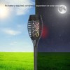 4PCS Solar Power Torch Shaped Flickering Flame Light Outdoor Garden