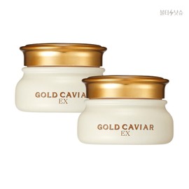 Skinfood Cream Elasticity Care Gold Caviar EX Cream 50ml x 2 / 스킨푸드 크림 탄력케어 골드 캐비어 이엑스 크림 50ml 2개