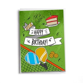 Sole Inspired Fun Pickleball Birthday Card for Players & Enthusiasts