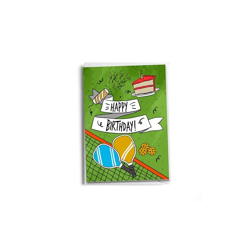 Sole Inspired Fun Pickleball Birthday Card for Players & Enthusiasts