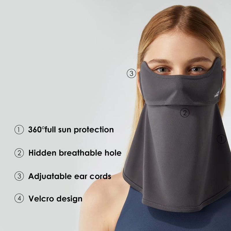 Neck Gaiter Face Scarf Cover Sun Protection Balaclava Cloth Bandanas