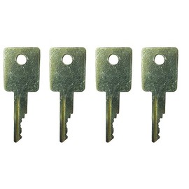 LEFITPA 4 Pack Replacement DA77313 Ignition Key for Bobcat 320 335 425 E55 T2250 TL360 3400XL V417 5600 553 630 7753 843 963 A220 MT55 S300 S330 S510 S530 S550 S570 T110 T320 T550 T870 Models