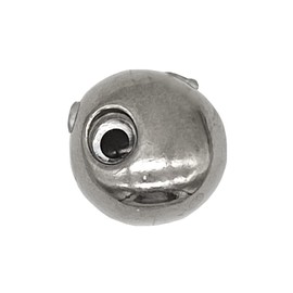 Orludo Fishing Tackle Tungsten Head for Tylava "Tangled Sinker" Unpainted Silver (Black Eye/Red Eye/Green Eye, 1.6 oz (45 g) / 60 g / 80 g / 100 g / 120 g / 150 g / 180 g / 200 g qb100208 (1 pc), 1.6