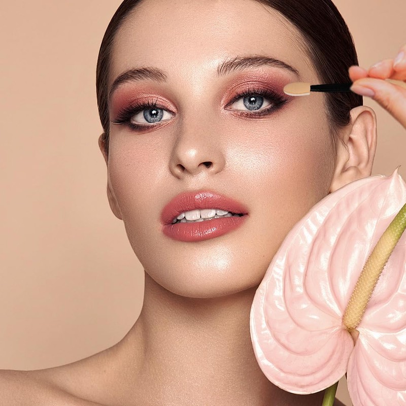 GZSYWZ 25 PCS Sponge Eyeshadow Applicators - Disposable Dual Sided