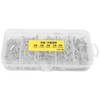 500PCS Single Double Barrel Crimping Sleeve Fishing Line Wire Leader