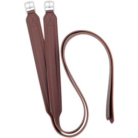 QMYBROW Stability Stirrup Straps with Strong Nylon Core for Equestrian Sports, Wide English Stirrup Leathers (54 inches / 135 cm)