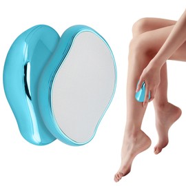 Crystal Hair Eraser, Hair Removal Stone, Painless Silky Skin Remover Device for Women and Men, Reusable Hair Remover for Body Legs Arms Back Exfoliate