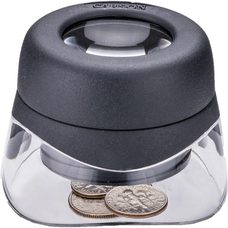 Carson Versaloupe 10x Focusing Stand Loupe Magnifier (LH-30)