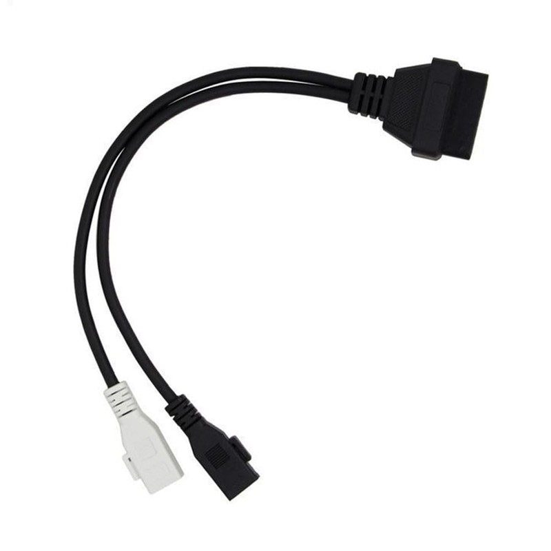 E-Car Connection 2x2 Pin to 16 Pin OBD2 Diagnostic Adapter