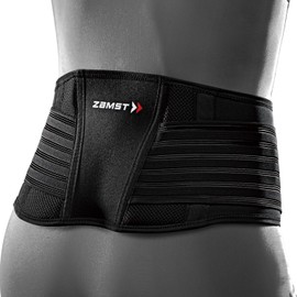 Zamst ZW-5 Adjustable Back Strap (S) - Back Support for Acute Back Pain Muscle Pain Spondylolysis Spondylolisthesis - Back Support for Lower Back During Sports - Comfortable Breathable