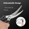 Heavy Duty Poultry Shears, Kitchen Scissors for Food with Anti-Slip