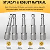 Auniwaig Magnetic Nut Setter Driver Drill Bit Set 1/4" Hex