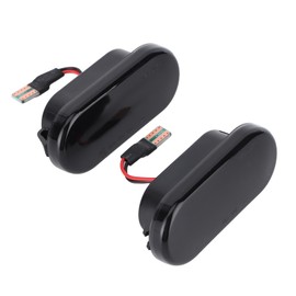 2Pcs LED Side Marker Lights Fender Turn Indicator Lamp Car Modification Smoked