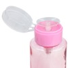 7oz Pink with Word Imprint Push Down Pump Dispenser Empty