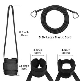 UCEDER Swim Ankle Strap Stationary Swimming Swim Resistance Strap Swim Training Tether Swim Training Leash