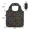 HOLYLUCK Reusable Grocery Bags,Heavy Duty Foldable Shopping Tote Bag, 3