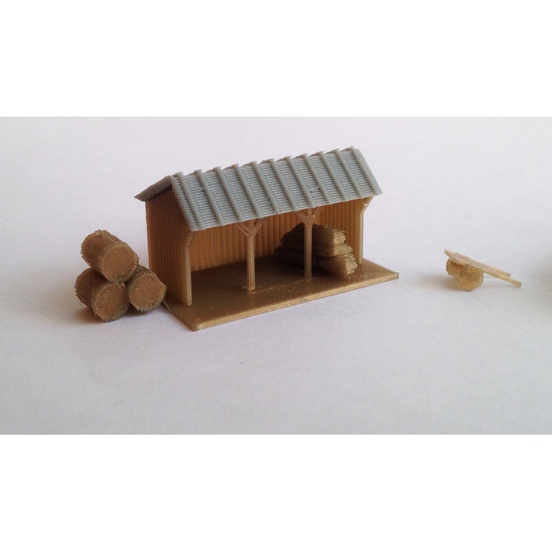 Outland Models Train Railway Layout Country Farm House Shed Cottage