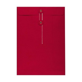 C4 Envelope 324 x 229 mm Red String Closure Kraft Paper Envelope Japanese Closure Envelope - Pack of 10