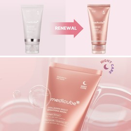 MEDICUBE Collagen Night Wrapping Mask 75ml, Type:01 Collagen Night Wrapping Mask