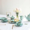 Costanova Oliva ceramic bowl white/aqua 42 types, white white_soup bowl