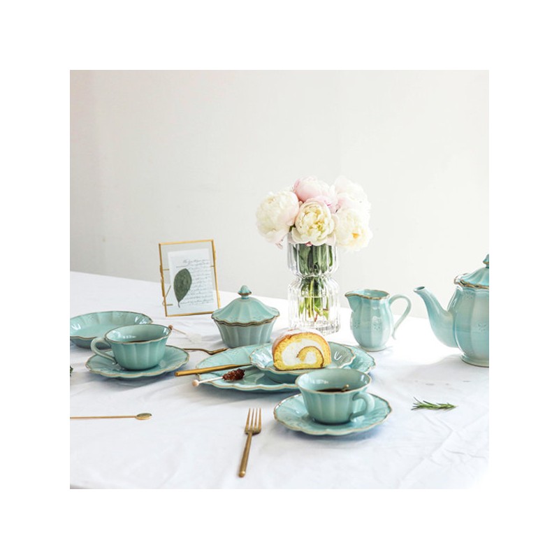 Costanova Oliva ceramic bowl white/aqua 42 types, white white_soup bowl