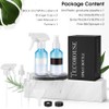 Tecohouse Glass Spray Bottles 4 oz, 2 Pack Spray Bottles