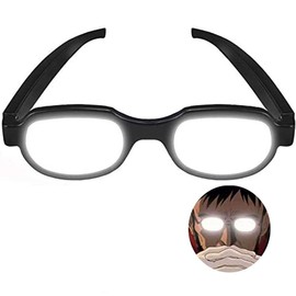 [Wovzoe] Luminous LED Glasses, Luminous Glasses, Famous Search Criminal Tracking Glasses, Thinking Figure Glasses, Cosplay Tools, Birthday Prop, Party Supplies, Ornaments, For Photography, Unisex