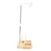 Thread Holder Stable Wood Base Large Spool Thread Stand for
