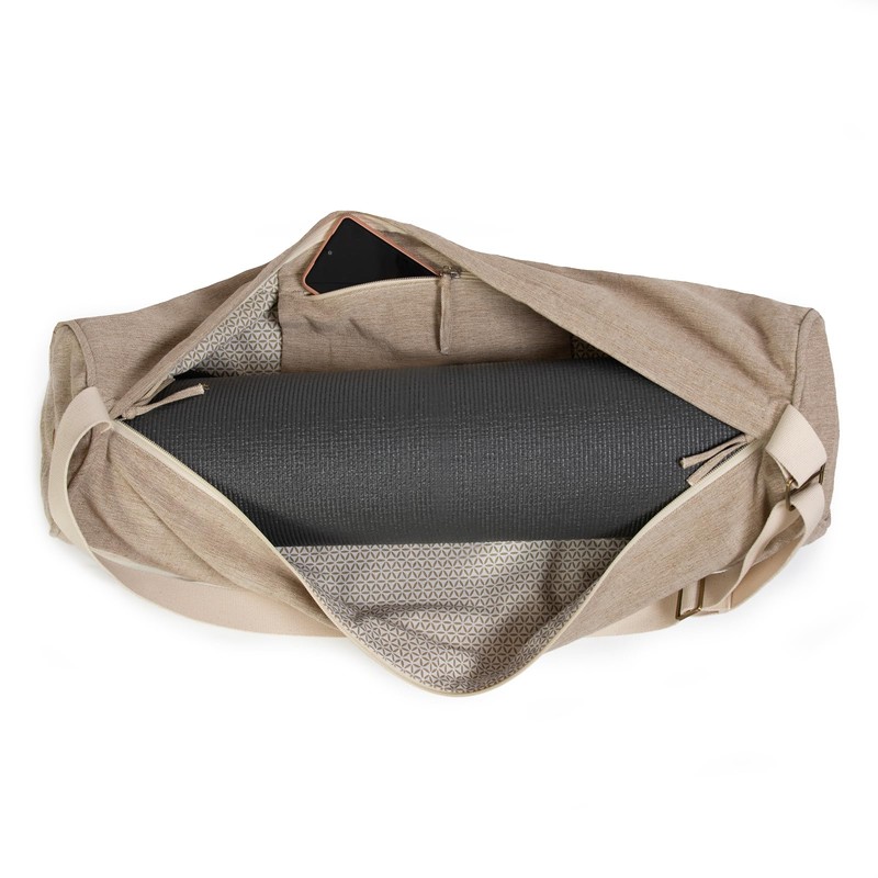 Yoga Studio Organic Cotton Two Toned Yoga Mat Bag with