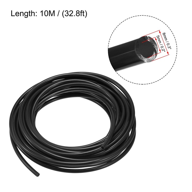 sourcing map Pneumatic Air Hose Tubing PU Air Compressor Tube