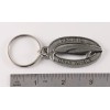 Grey Whale Keychain, M080KC, 2 Inch, Gray, Ocean, Watching, Nature,