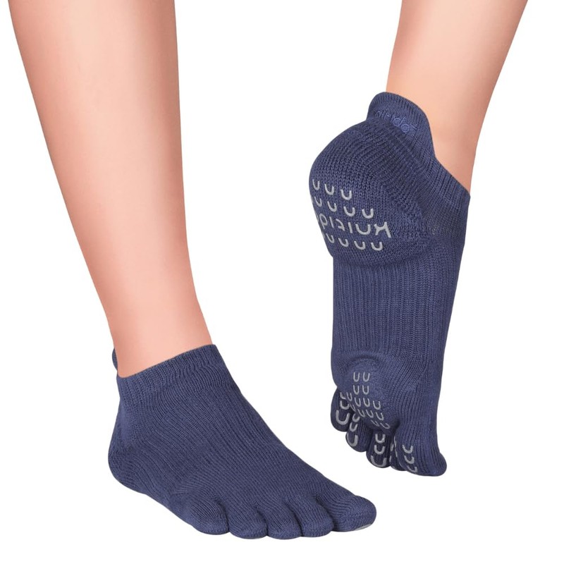 Knitido+ Yama Yoga and Pilates Toe Socks, Non-Slip, Size:UK 5.5-8