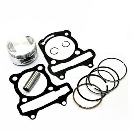 TDR GY6 150cc Piston & Rings Set 57mm for Chinese Scooters with 150cc 157QMJ GY6 Motor