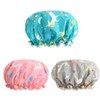 3 Pieces Gorros para Regadera Gorra de Baño Mujer Gorro