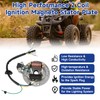 SHIQINHA 2 Coil Ignition Magneto Stator for Taotao Coolster 125cc